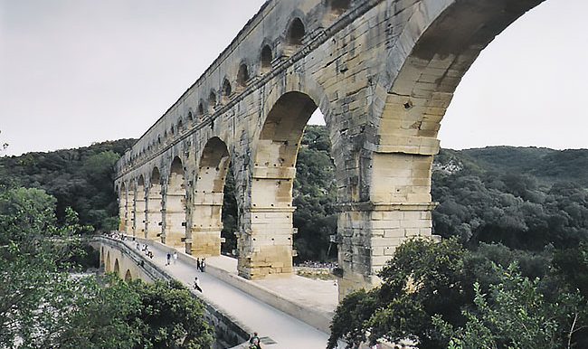 The pictures was taken at the Pont du Gard outside of Nimes Fran